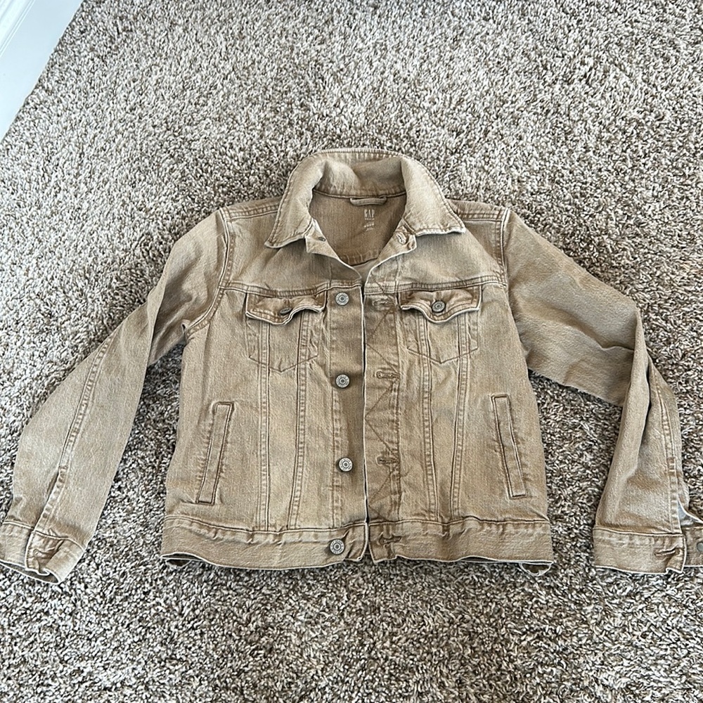Boys Gap jean jacket - tan